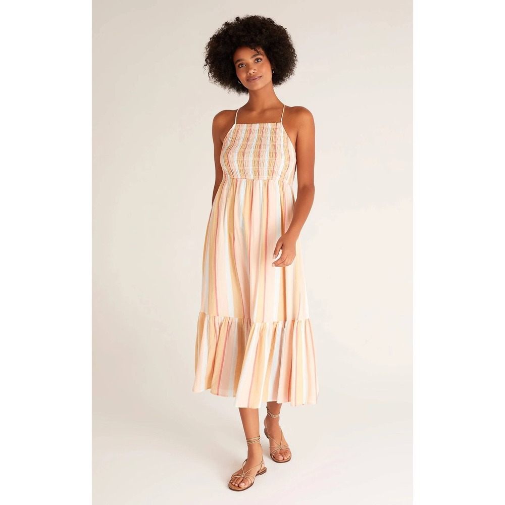 Z Supply, Jazmin Maxi Dress, Multi-Color Stripe, Size S, MSRP $99